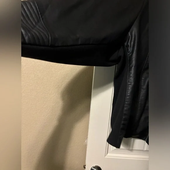 Torrid Faux Leather Collarless Moto Jacket - Picture 13 of 14